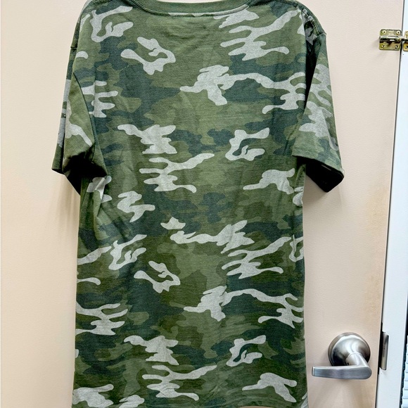 Good American size 2/3 medium/large t-shirt dress camouflage print - Picture 2 of 5
